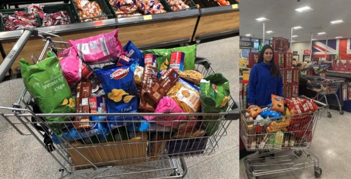 trolley dash challenge to support local food banks